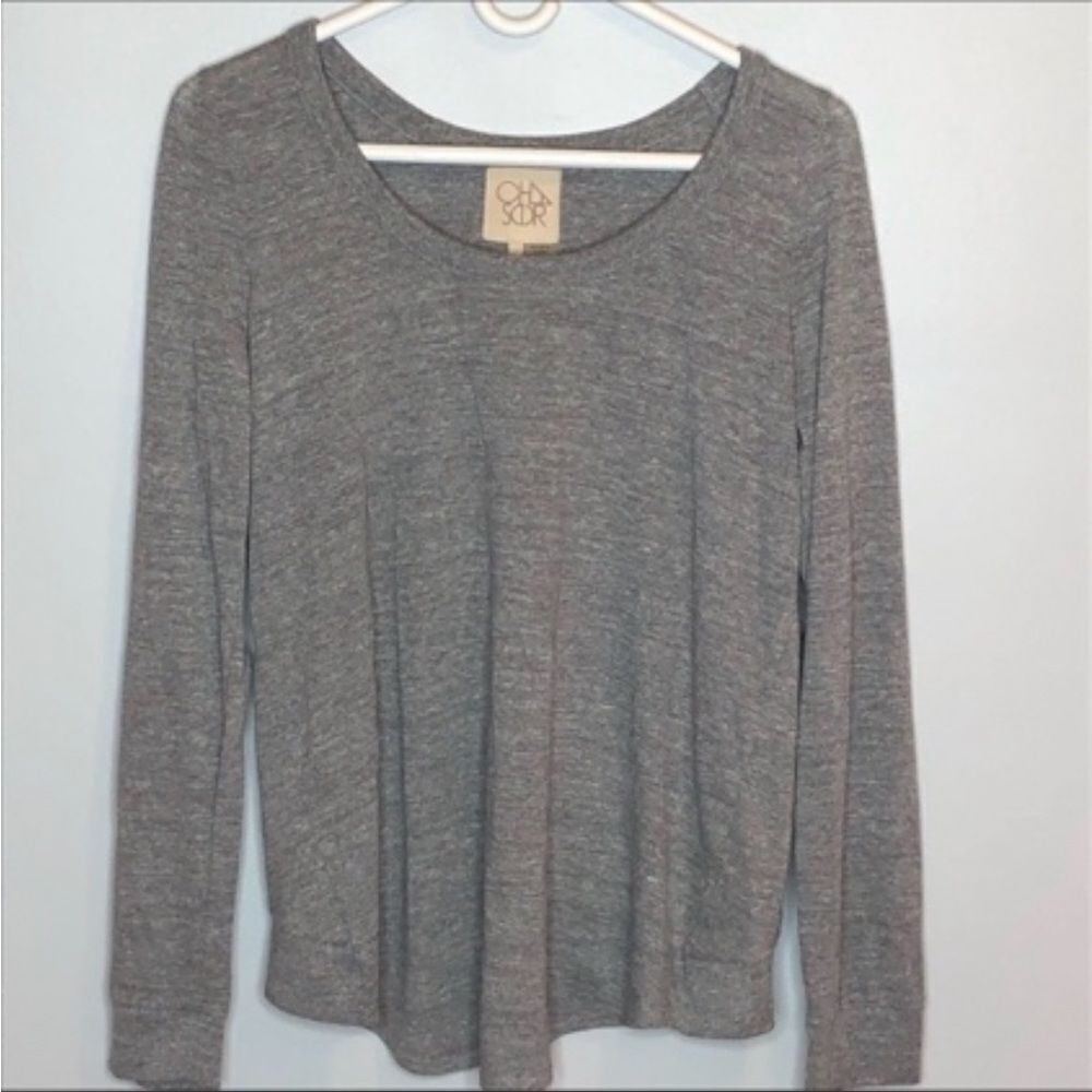 Chaser open grid‎ back sweater M